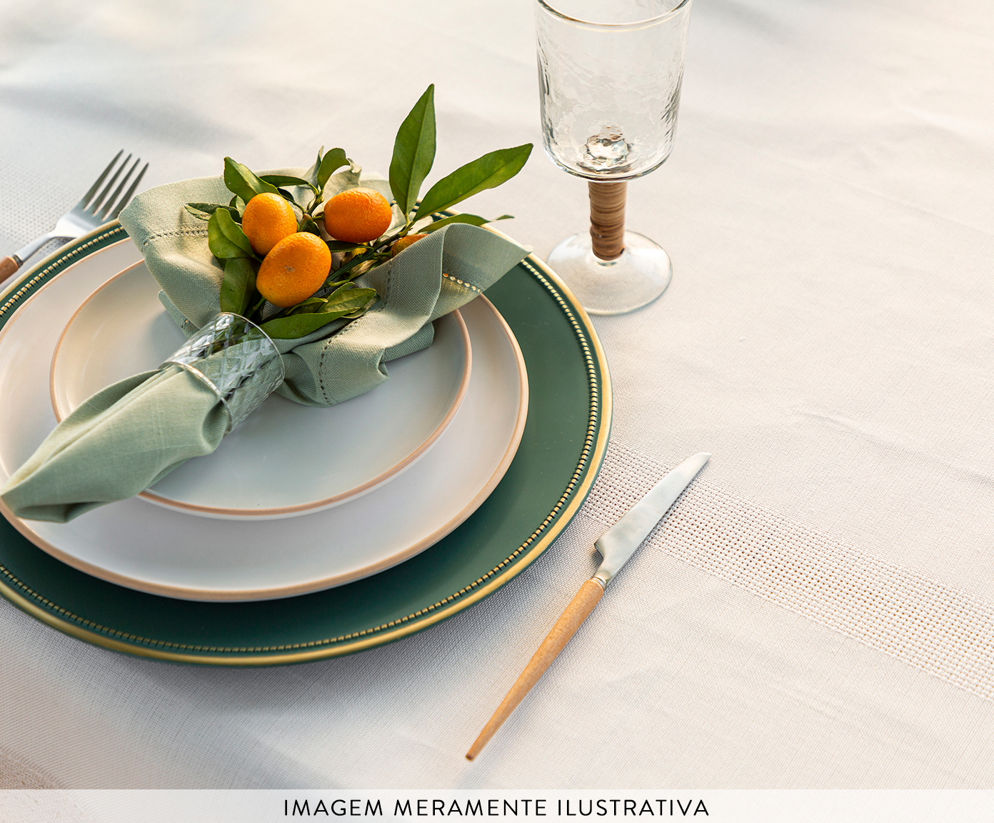 Jogo de Pratos para Sobremesa Vivant Off-white - image 1