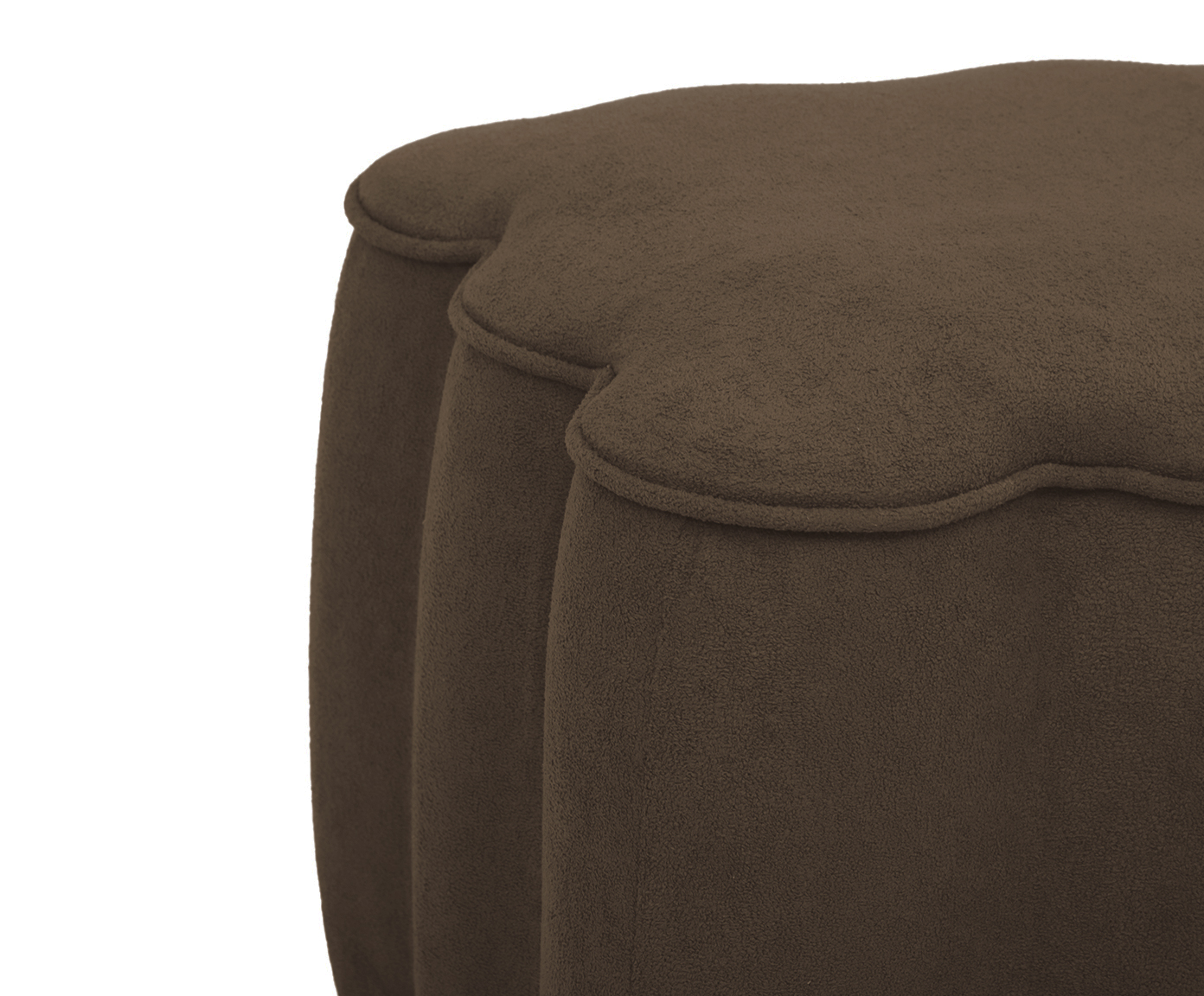 Puff Quadrado Boucle Pitanga Canela image number 7