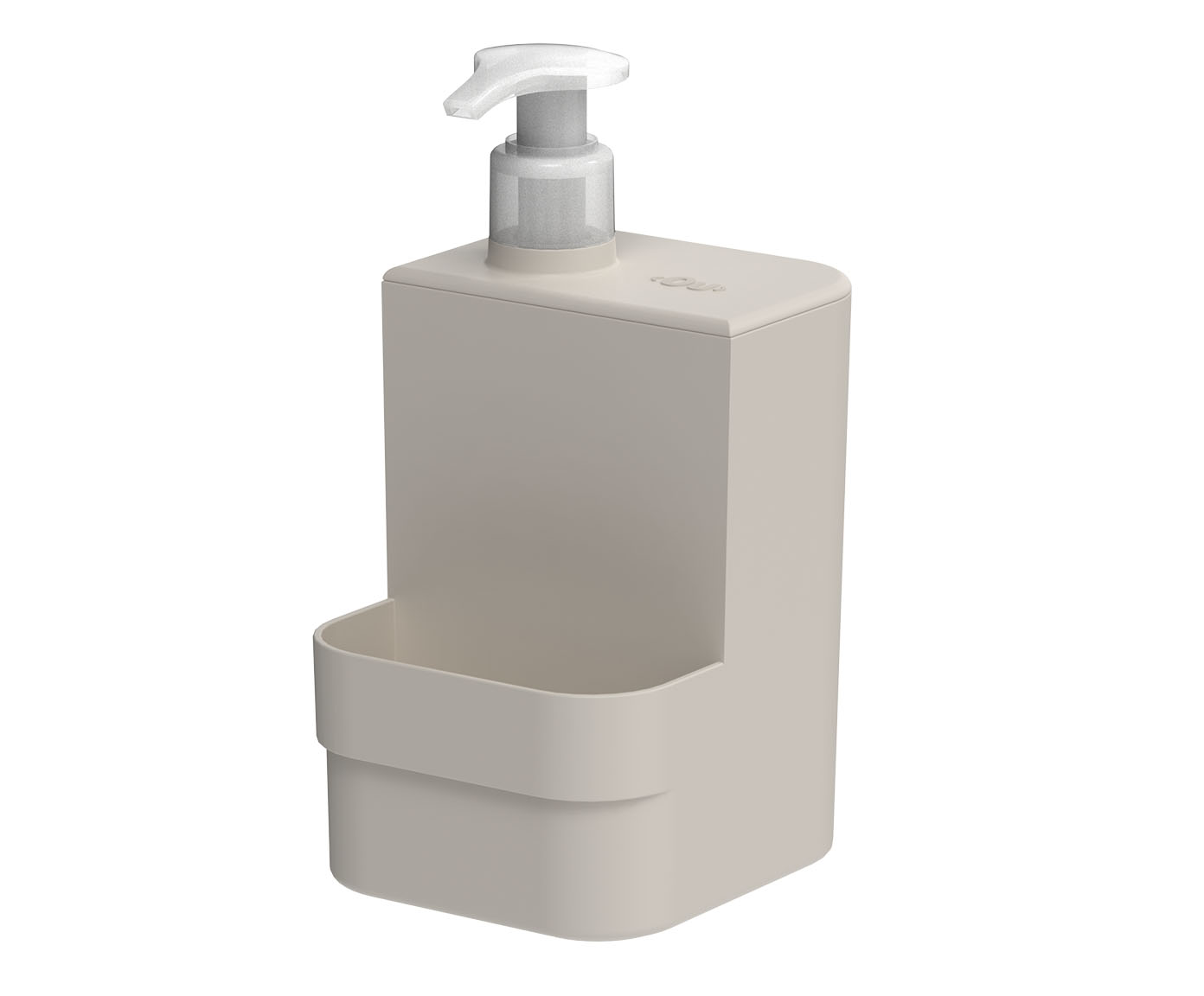 Dispenser para Detergente Trium Compact - Bege Fechado - image 0