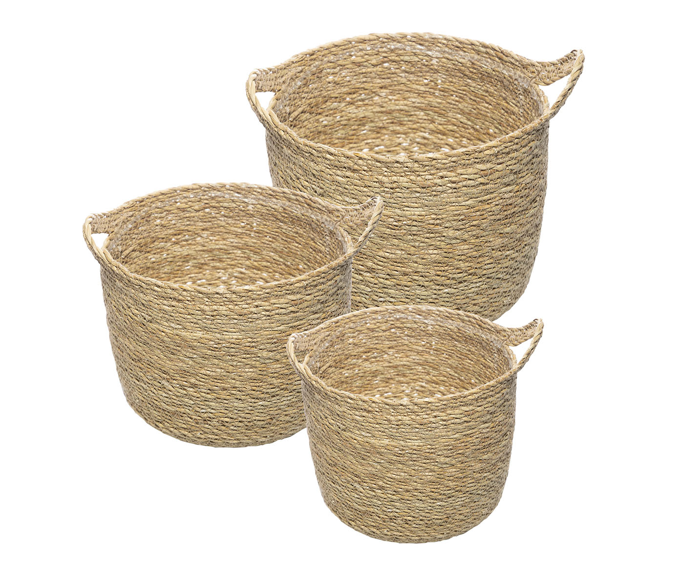 Jogo de Cachepots em Fibra Natural - image 0