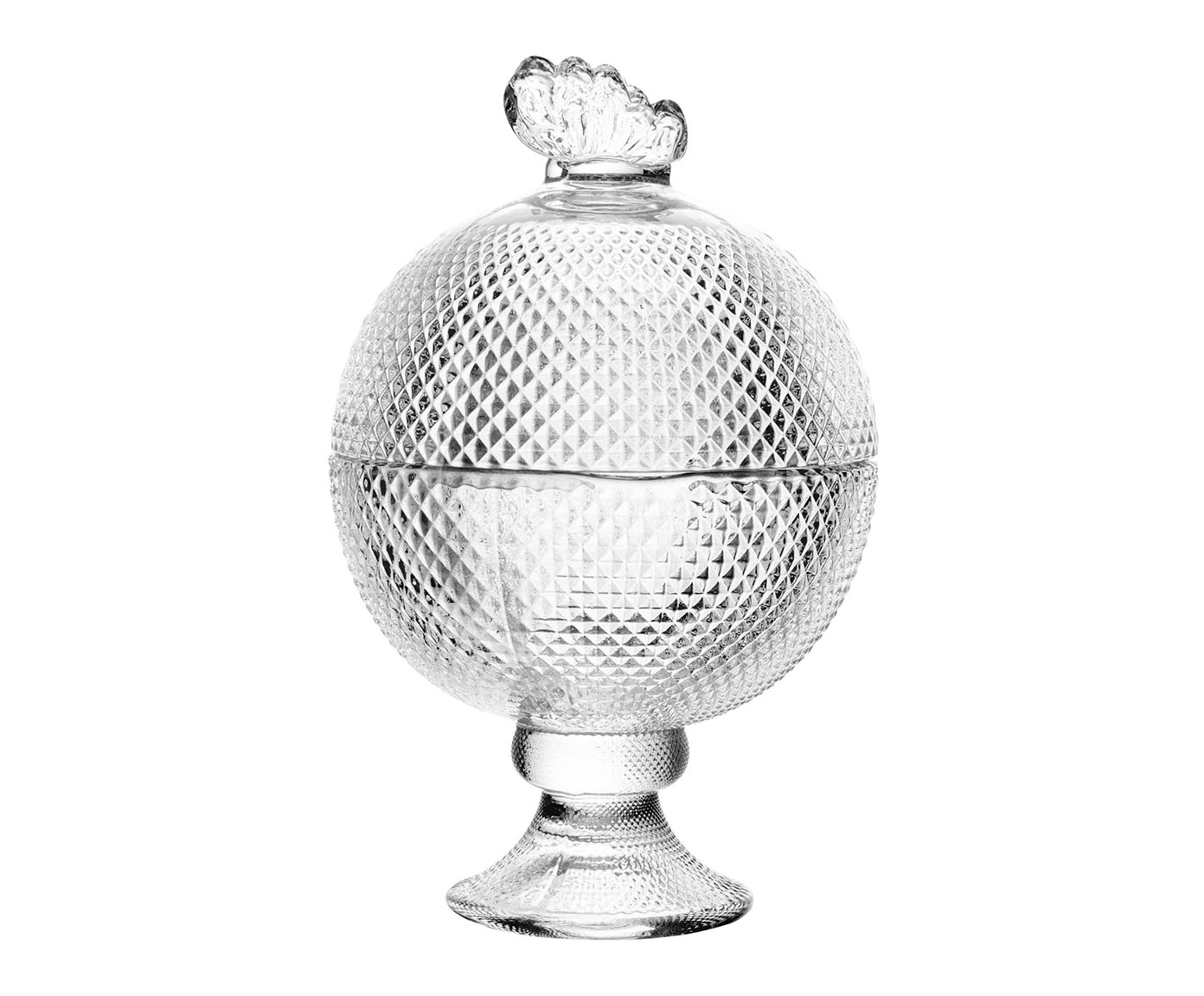 Potiche de Cristal com P&eacute; Butterfly - image 0