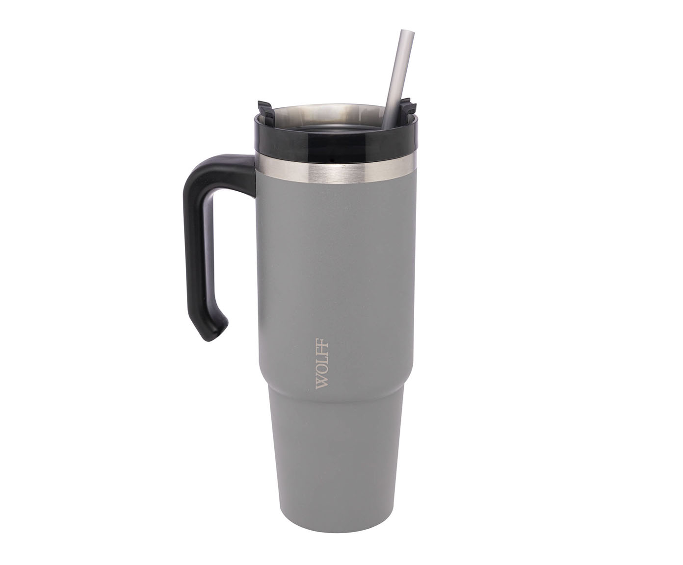 Caneca T&eacute;rmica com Parede Dupla Slimterm Cinza - image 1
