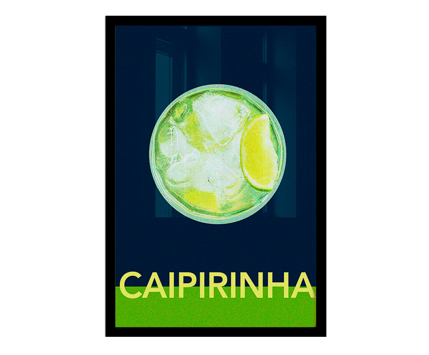 Quadro Caipirinha com Moldura Preta - image 0