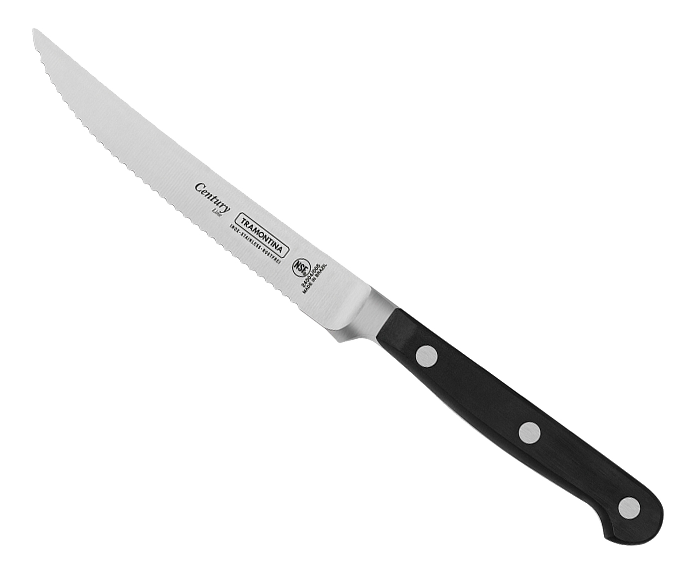 Faca para Churrasco e Frutas em Inox Agile 5" - Preta - image 0