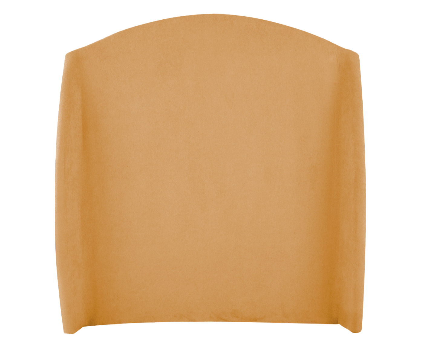 Cabeceira em Boucle Aveludado Smooth Amarelo Ocre - image 0