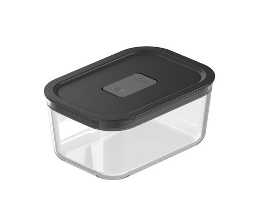 Pote de Vidro Herm&eacute;tico Fresh Lock Preto - image 0