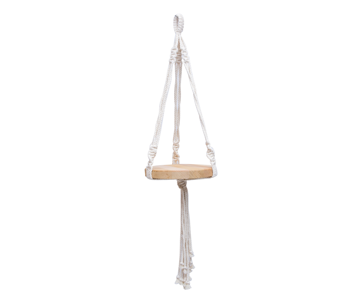 Hanger em Macram&ecirc; Shelf Plus Off White - image 0