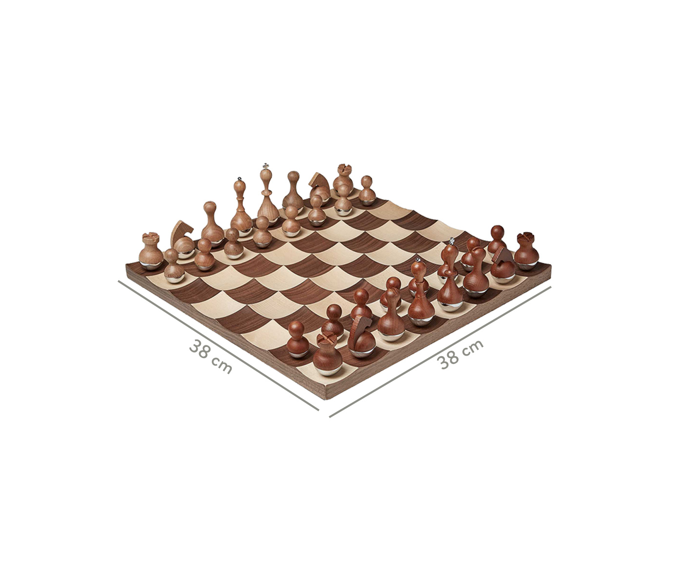 Jogo de Xadrez Myni - Marrom image number 5