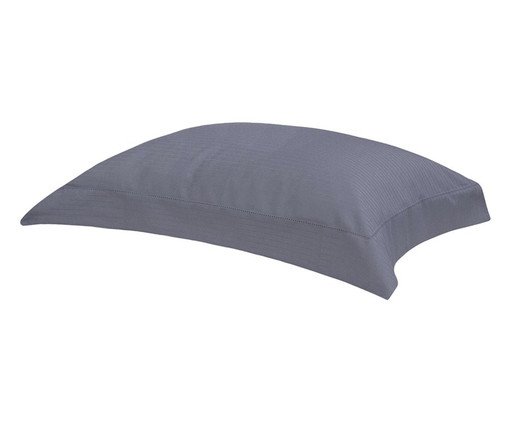 Fronha Damask Stripes Chumbo - image 0