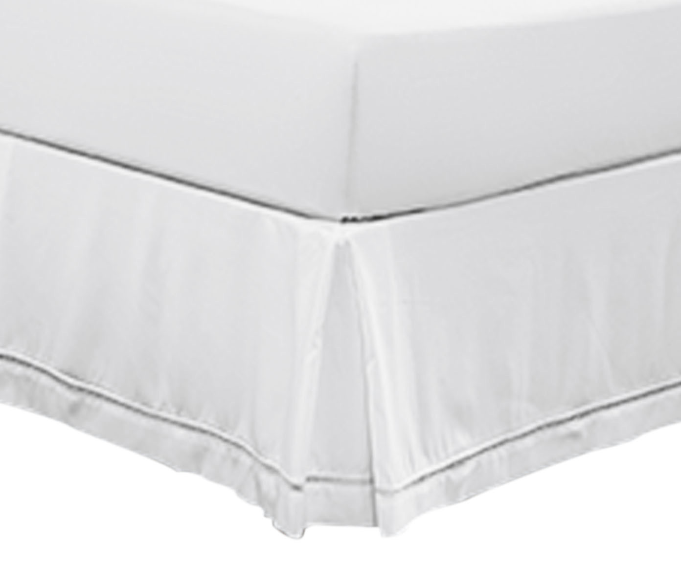 Saia para Cama Box Palito Branca - image 0