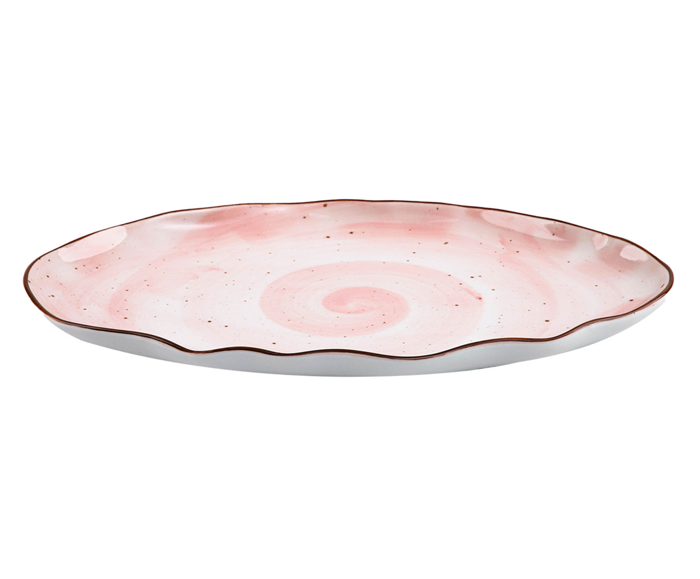 Travessa Oval Victoria Rosa - image 1