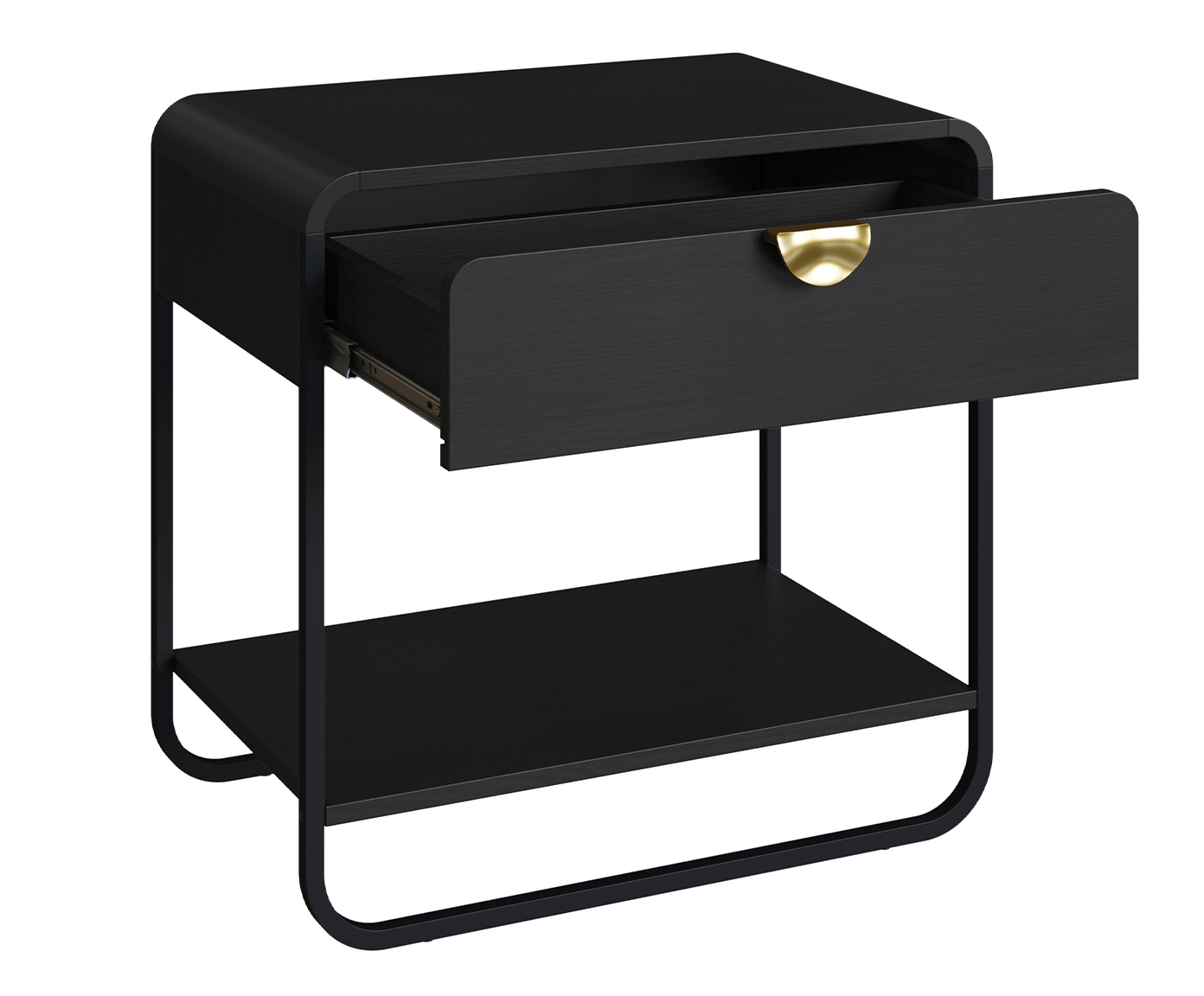 Mesa de Cabeceira Luna - Nero - image 1