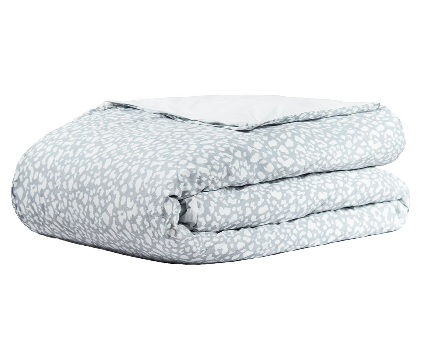Capa Duvet Tous Les Jours Estampado On&ccedil;a Cinza image number 0