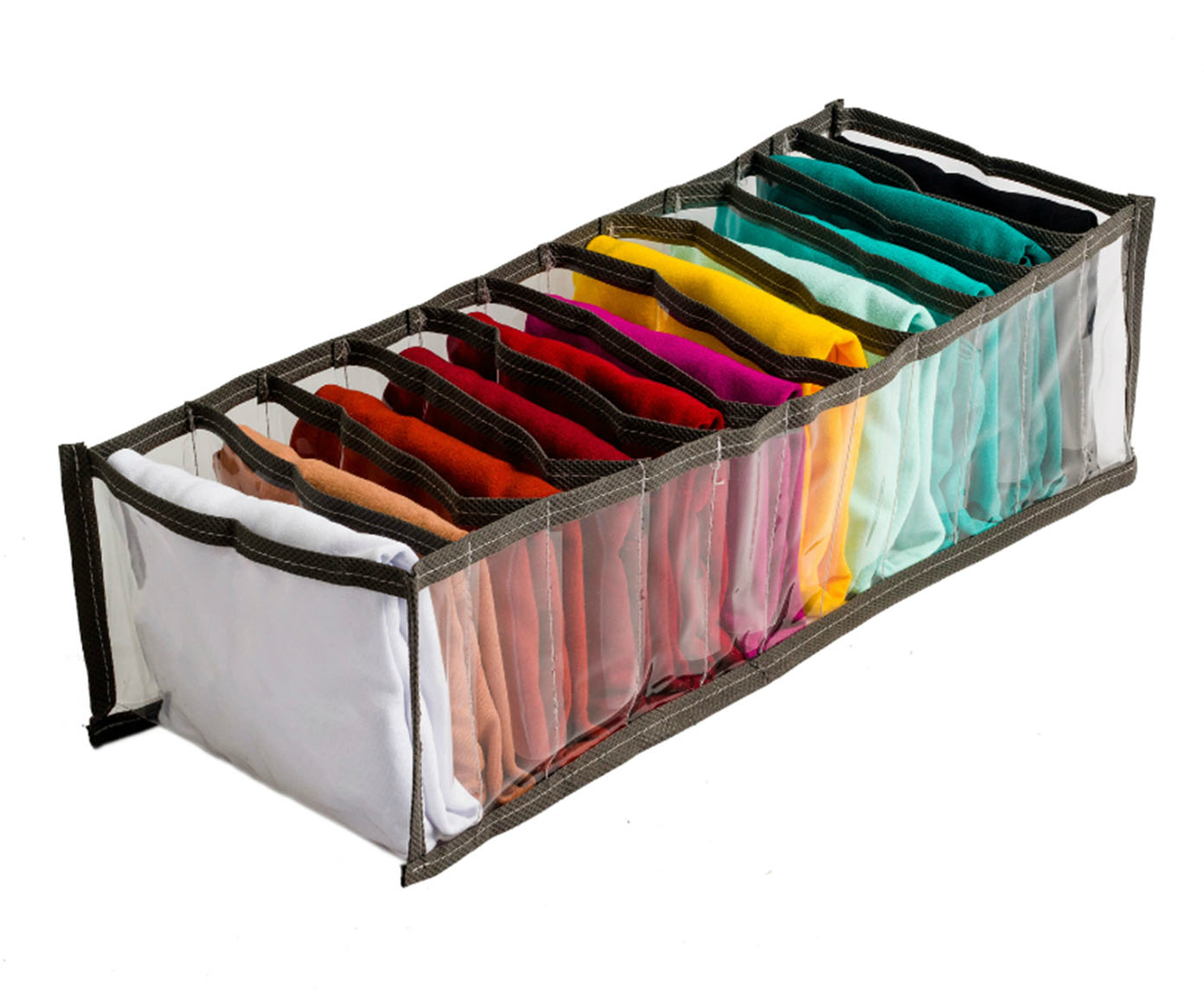 Organizador Colmeia Cristal Premium P Cinza - image 0