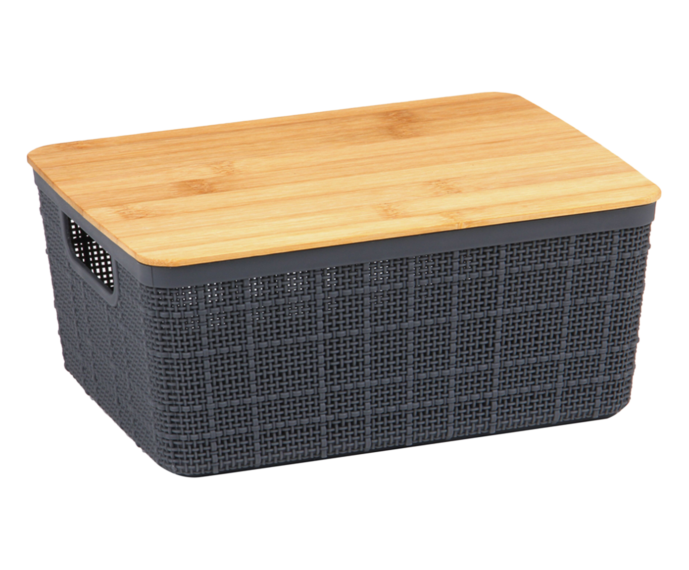 Caixa Organizadora Bambu Rugh Cinza - image 0