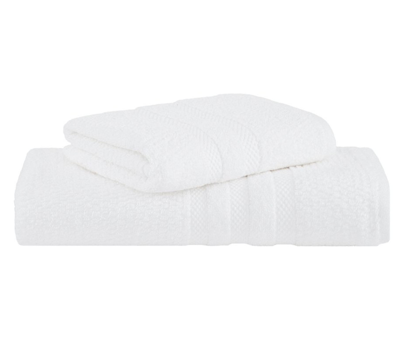 Jogo de Toalha de Banho Gigante Vanilla Extra Soft com Cinta Branco - image 0