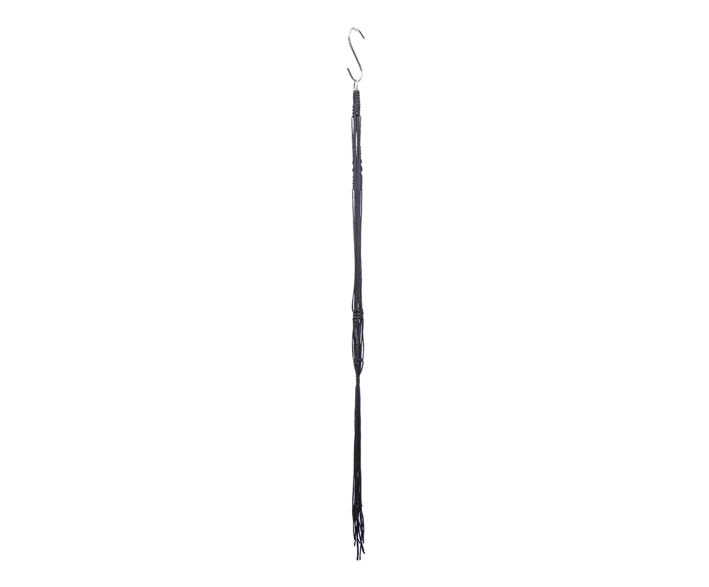 Hanger em Macram&ecirc; Classic Preto image number 2