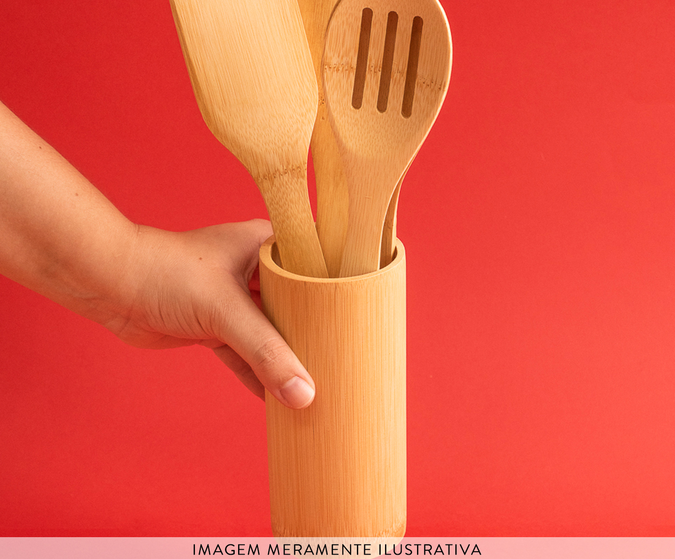Jogo de Utens&iacute;lios de Bambu - image 1