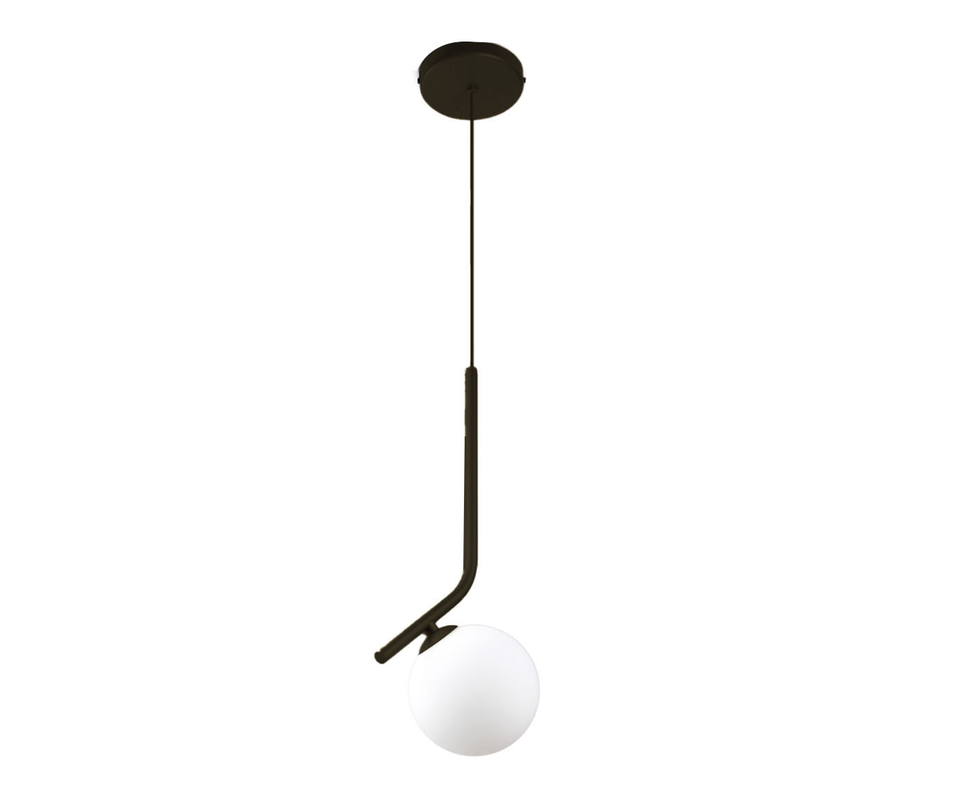 Pendente Globo Preto Bivolt - image 0