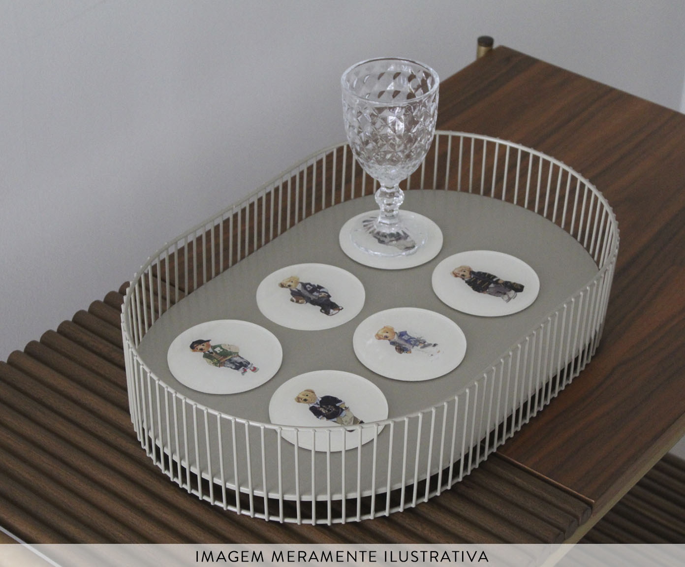 Jogo de Porta Copos Teddy image number 4