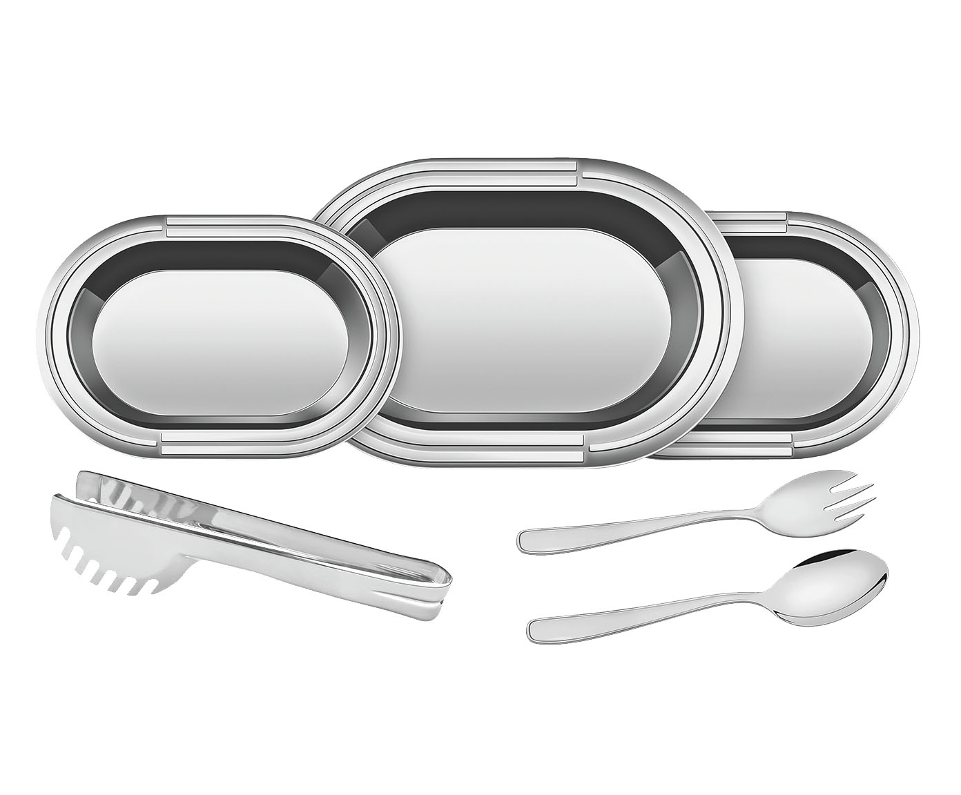 Jogo para Servir em Inox Ciclo - image 0