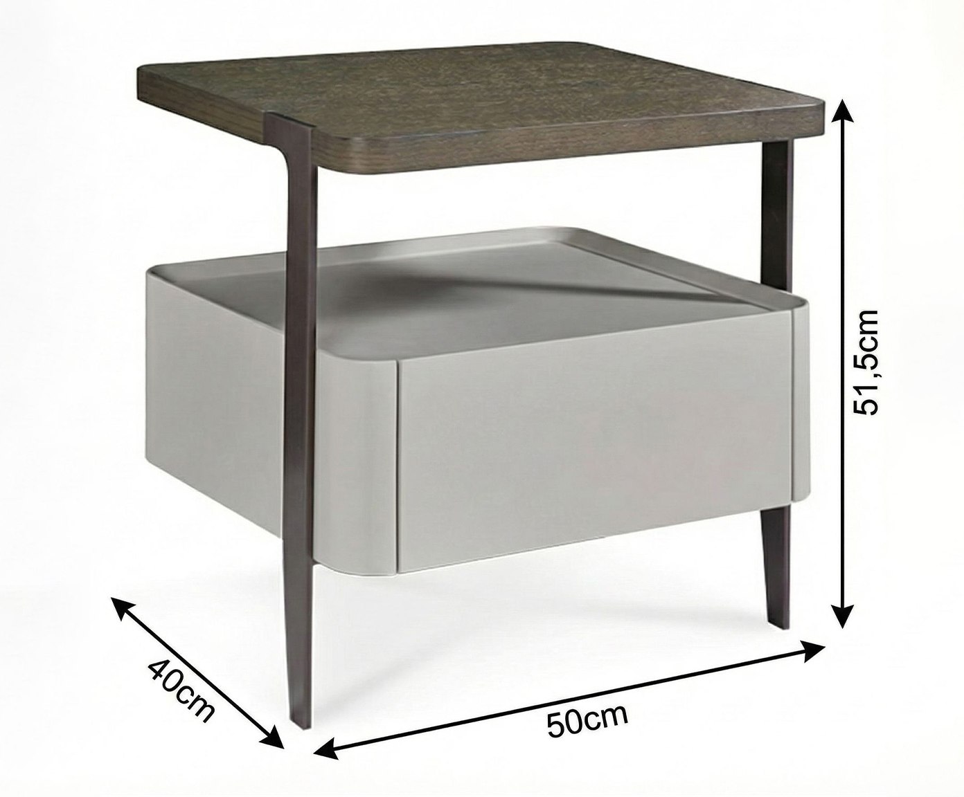 Mesa de Cabeceira Inteligente Smart Clean Cromio image number 2