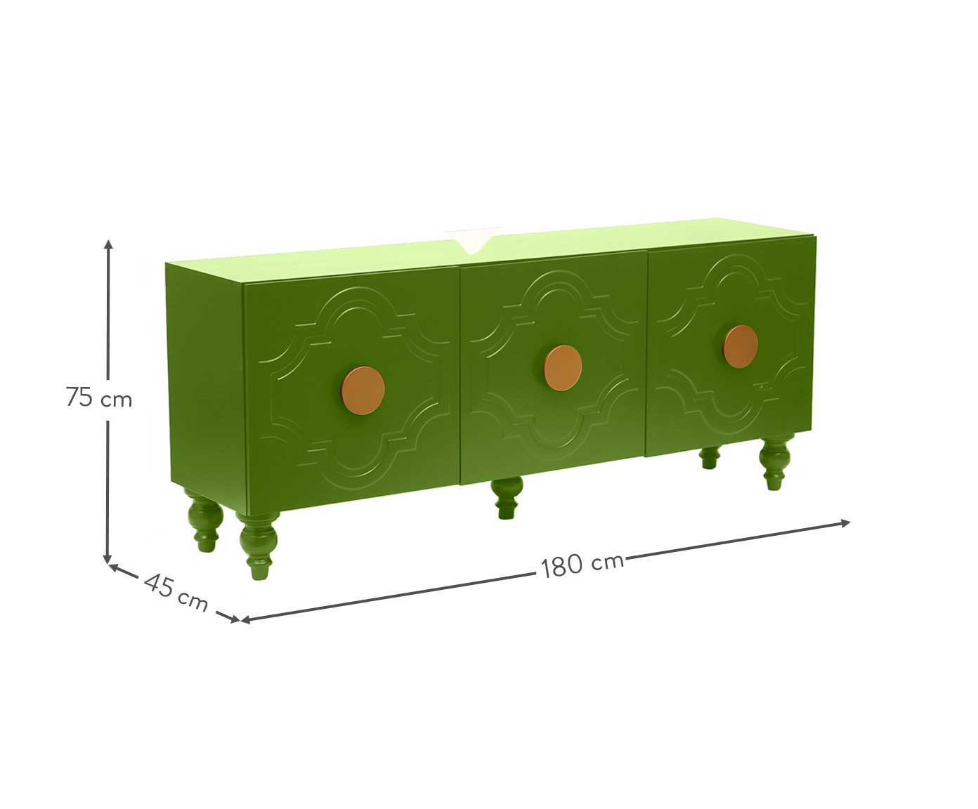 Balc&atilde;o Portal Three Olivedrab - Verde Musgo image number 11