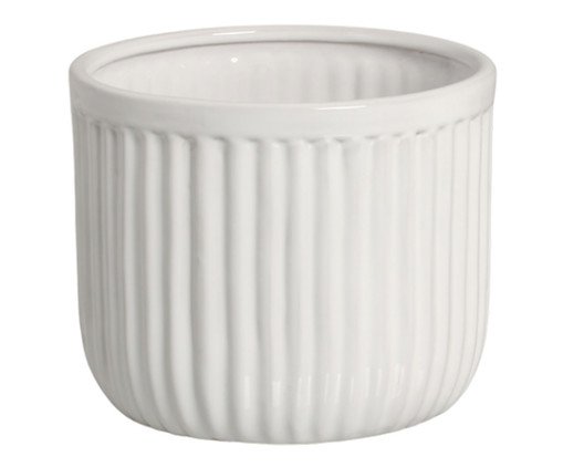 Vaso Violeta Esmaltado Branco - image 0