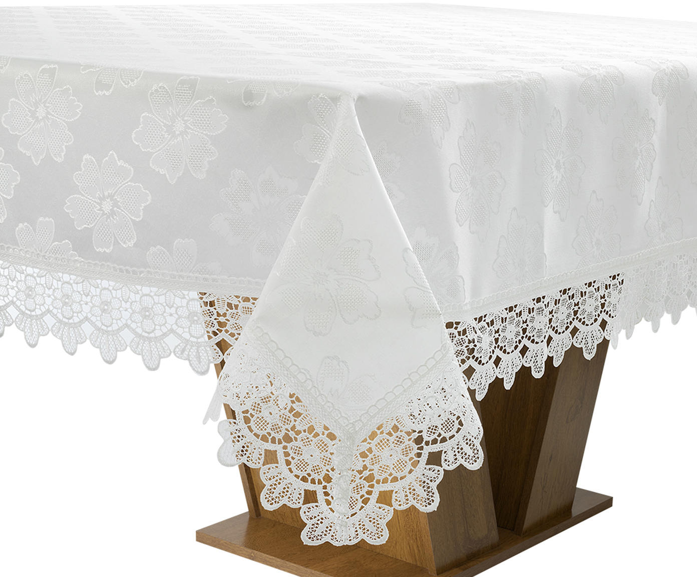 Toalha de Mesa Valentina Branco image number 1