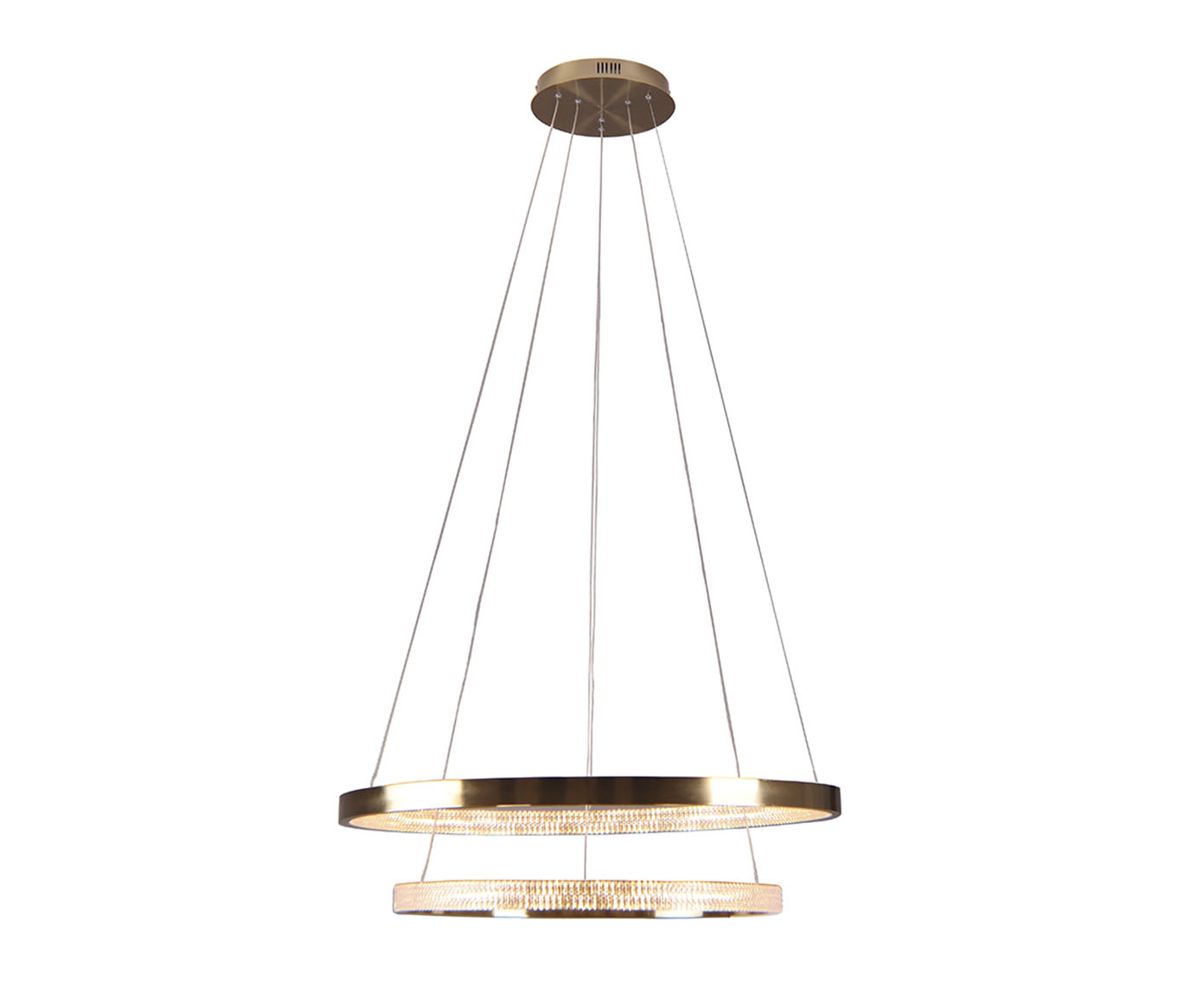 Pendente 22W Oca Dourado e Transparente - image 0