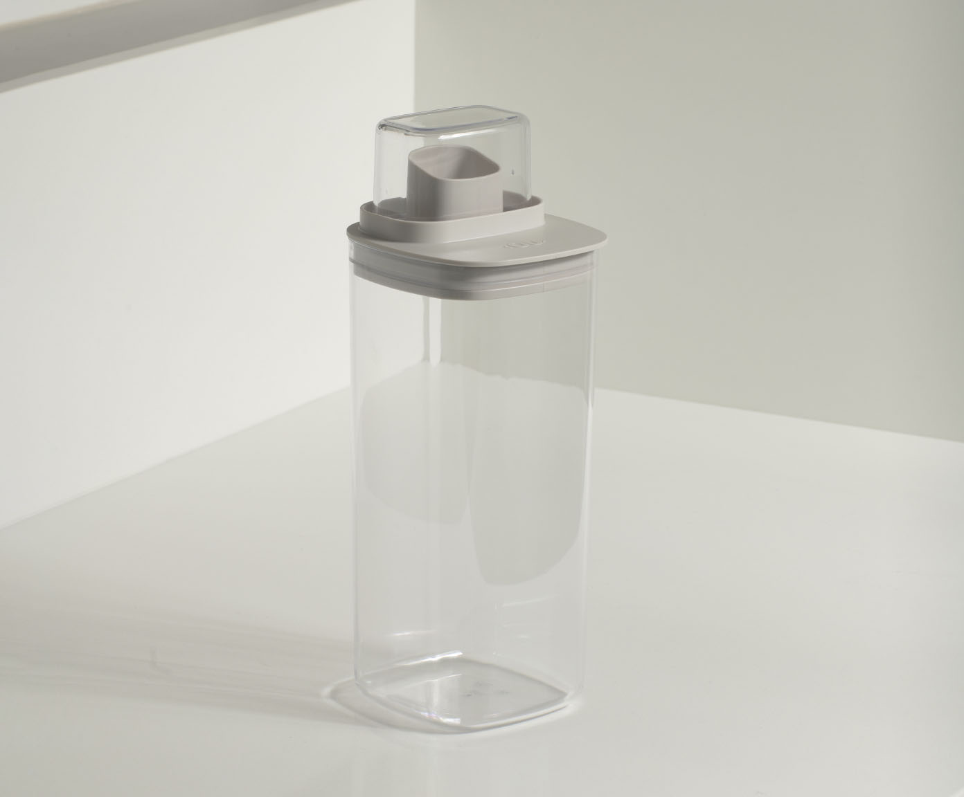 Dispenser Quadrado Flow Fechado Bege - image 1