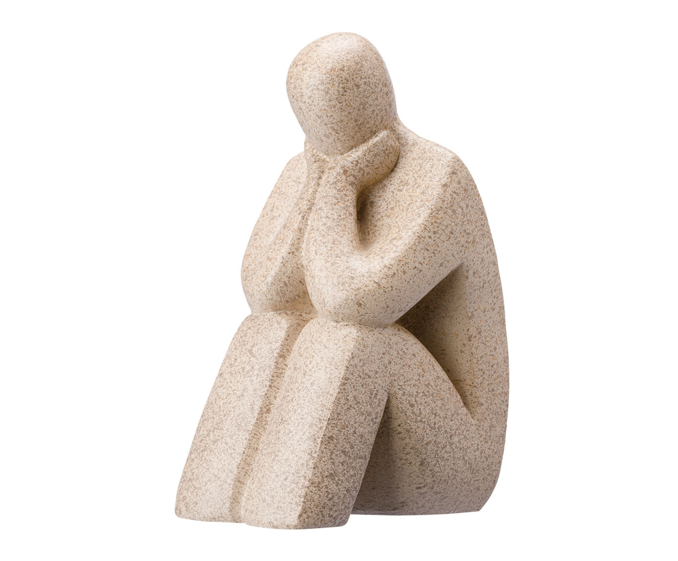 Escultura Reflex&atilde;o Bege - image 0