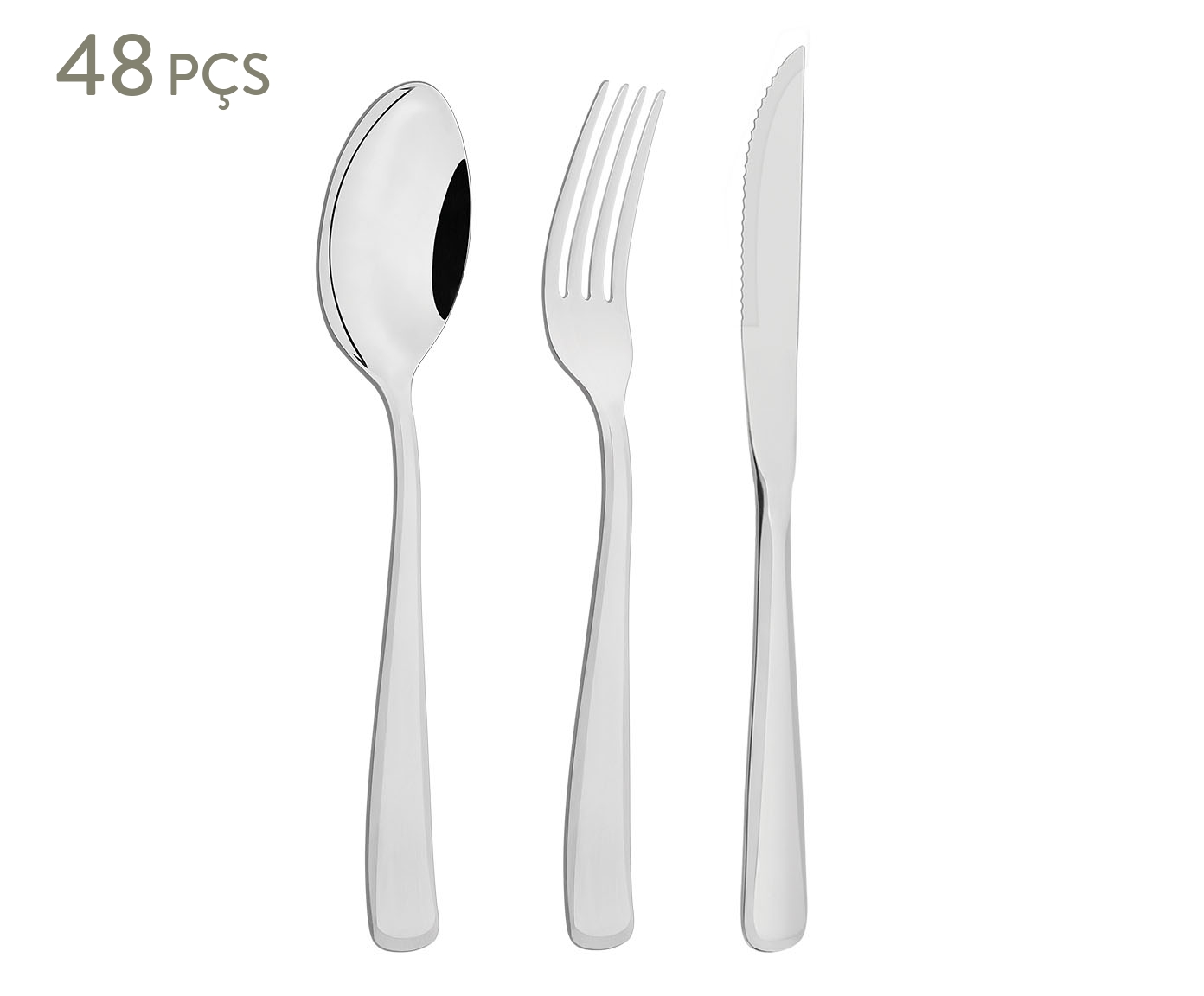 Faqueiro em Inox Pacific - image 0