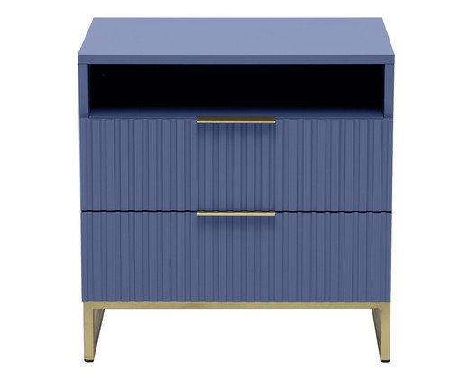 Mesa de Cabeceira Ondulada Azul - image 1