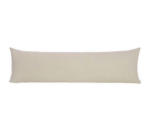 Fronha Unique Hug Bege 200 Fios - 40X130cm - image 0