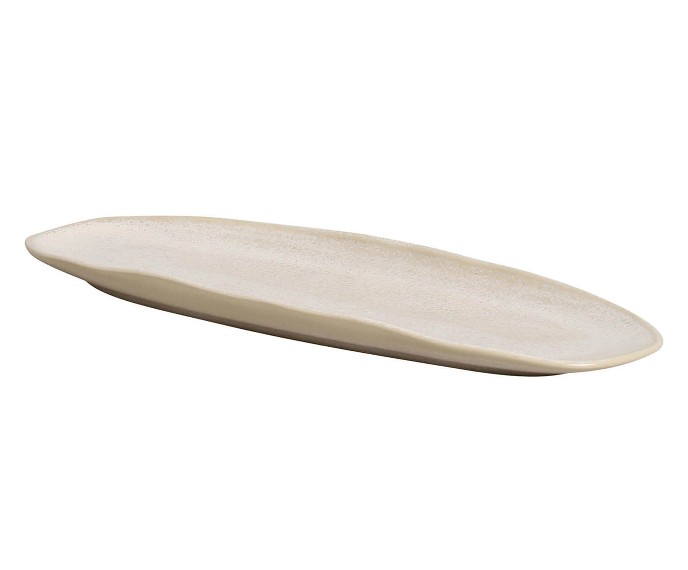 Jogo de Travessas Oval Rasa Org&acirc;nico Latte Cru - image 1