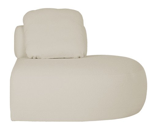 Sof&aacute; M&oacute;dulo Lateral Direito Laguna by Elle - Boucle Bege - image 0