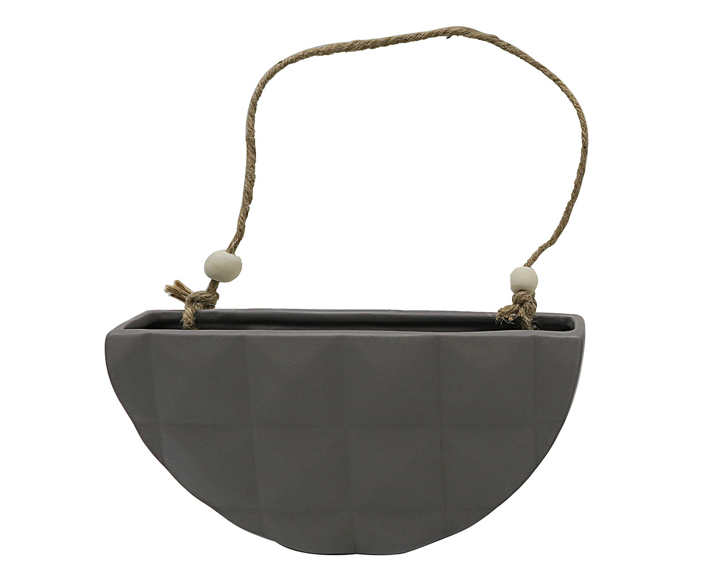 Cachepot de Parede com Al&ccedil;a Wurzen Cinza - image 0