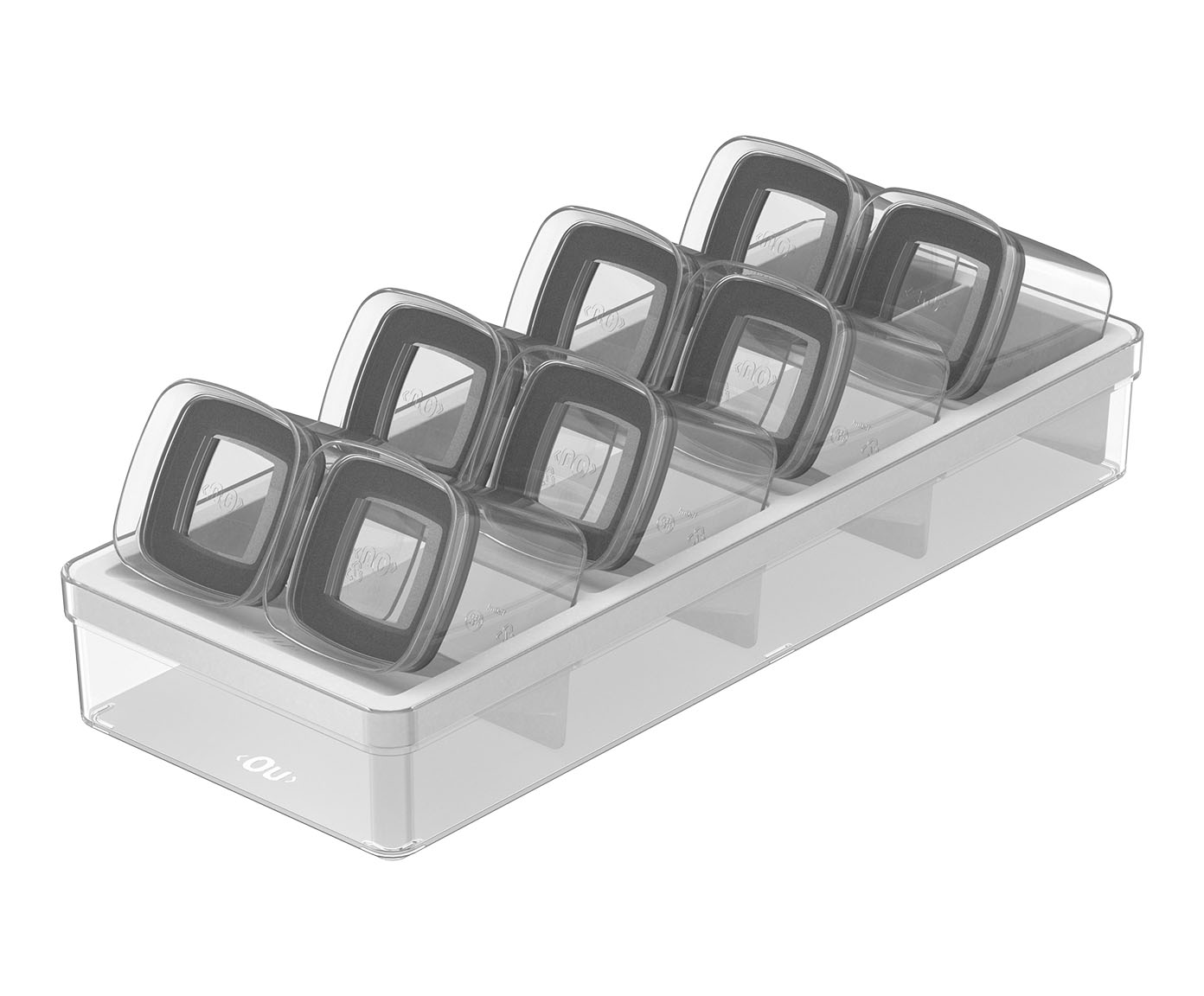 Jogo de Organizador de Temperos Clear - image 0