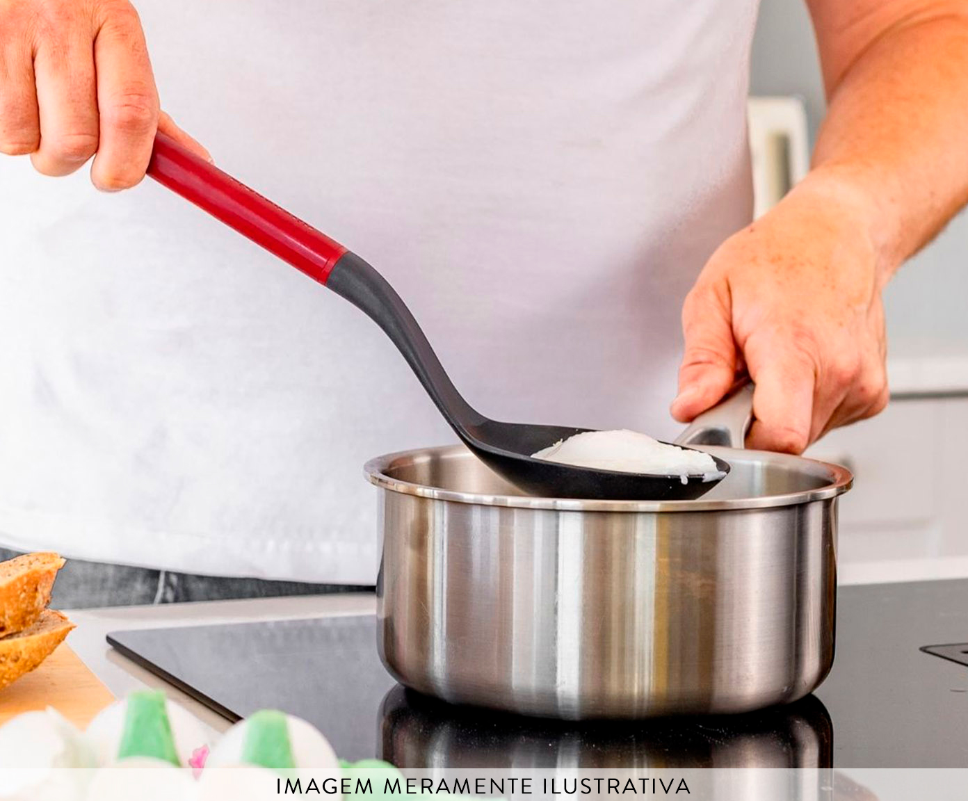 Colher para Servir em Nylon para Servir Kitchenaid Vermelha image number 4