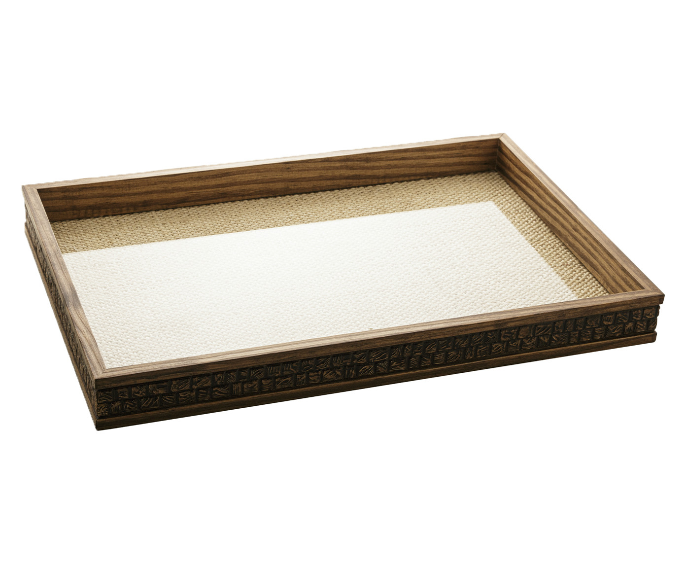 Bandeja Decorativa Coquinho com Sisal Natural - image 0
