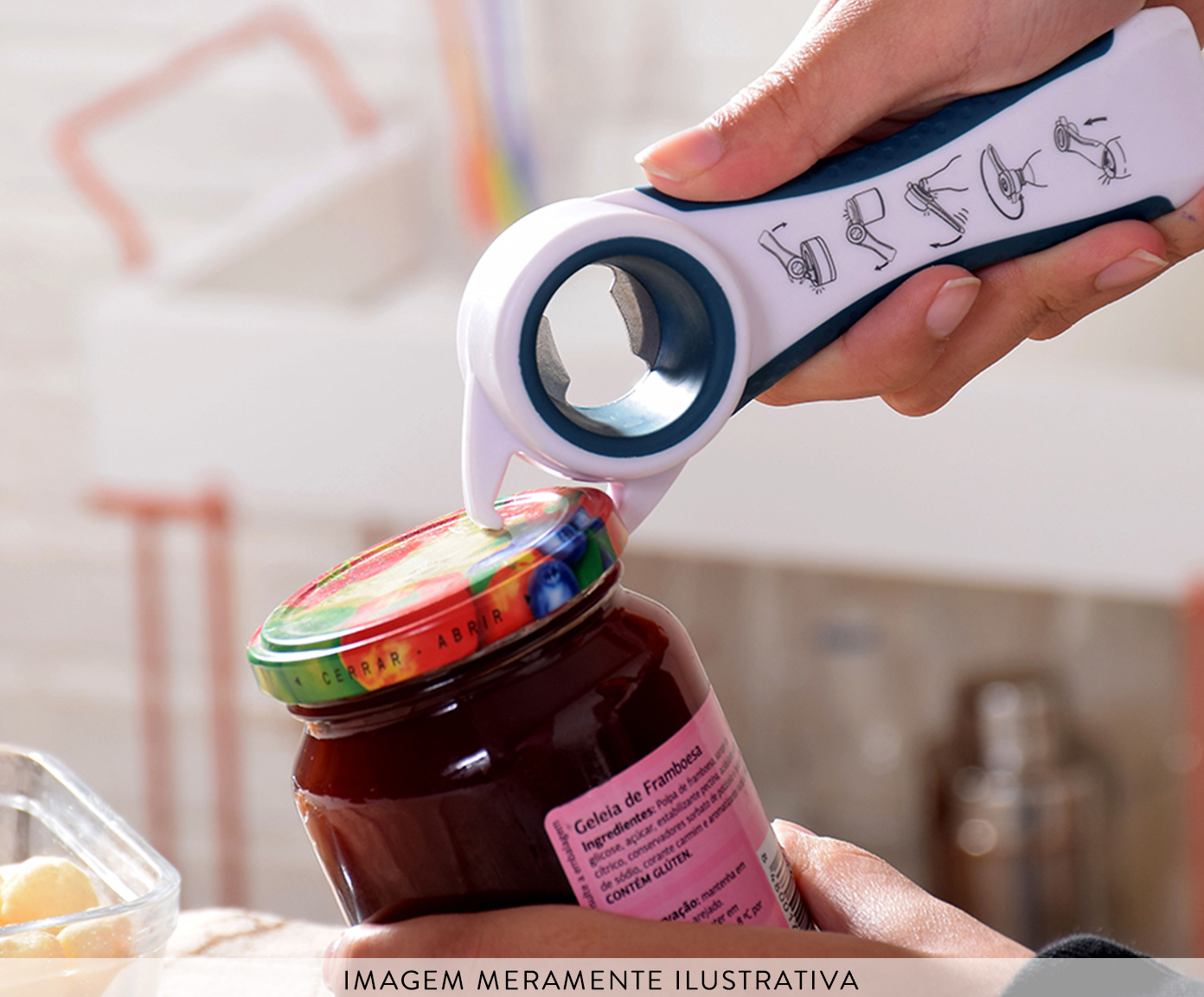 Abridor para Garrafas e Latas em Inox Multi image number 4