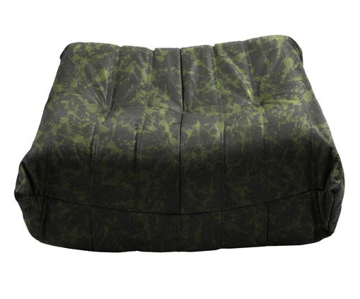 Puff Nirvana em Couro Verde image number 2