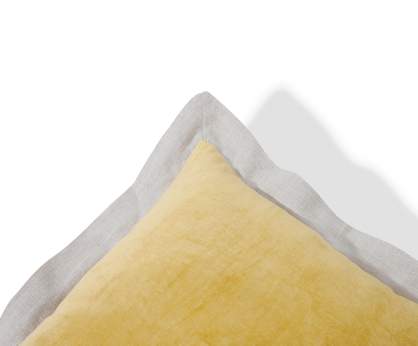 Capa de Almofada de Veludo com abas Kadife - Amarelo image number 3