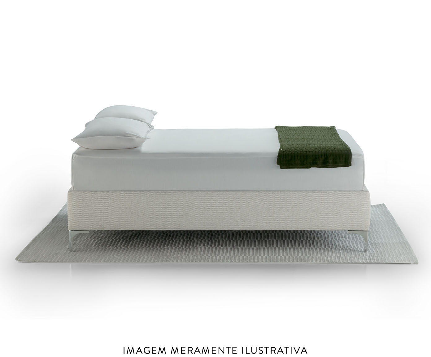 Cama Trento Boucl&ecirc; Off-White image number 2