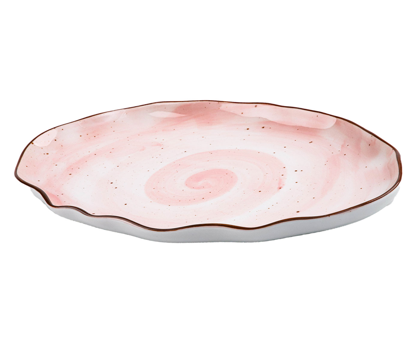 Travessa Oval Victoria Rosa - image 0