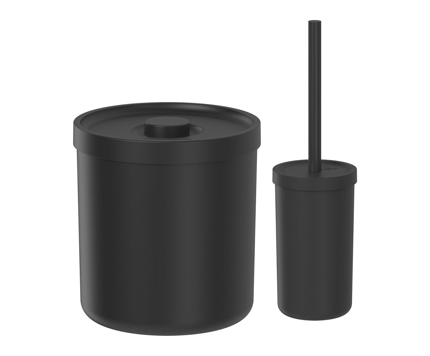 Jogo de Acess&oacute;rios para Banheiro Bold - Preto Fechado - image 0