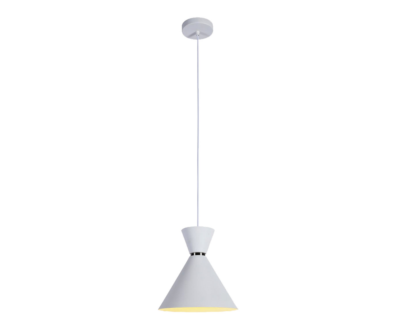 Pendente 40W Set Branco e Nickel image number 1
