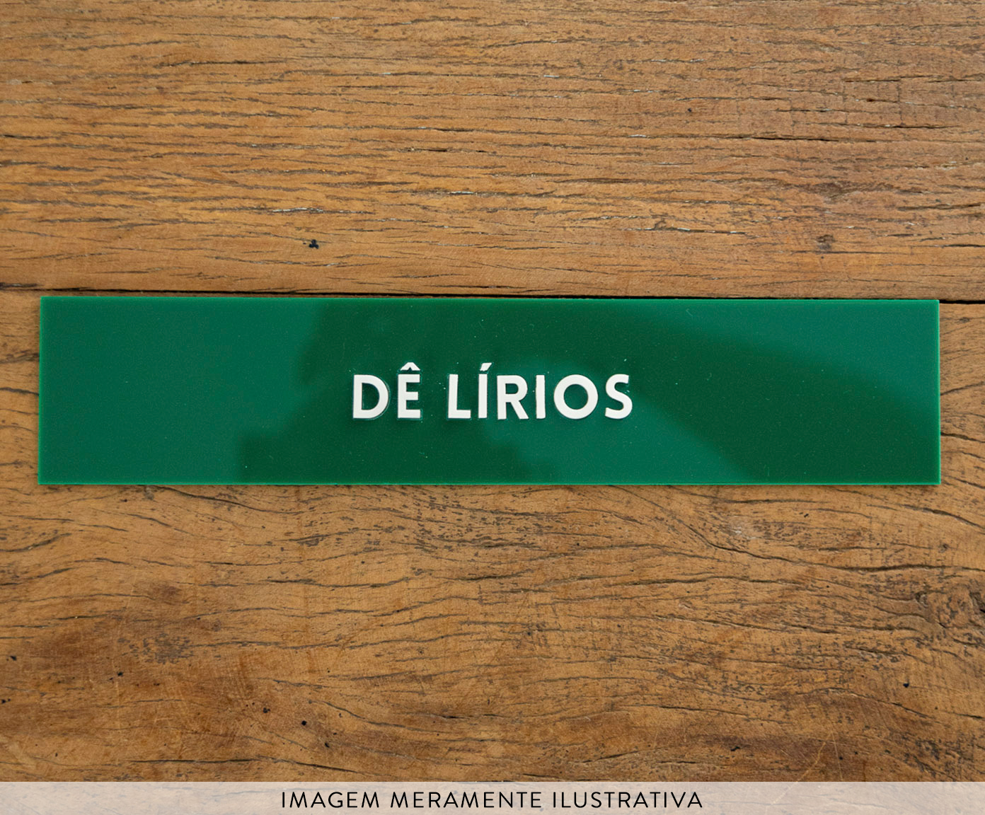 Placa Decorativa em Acr&iacute;lico "D&ecirc; L&iacute;rios" - image 1