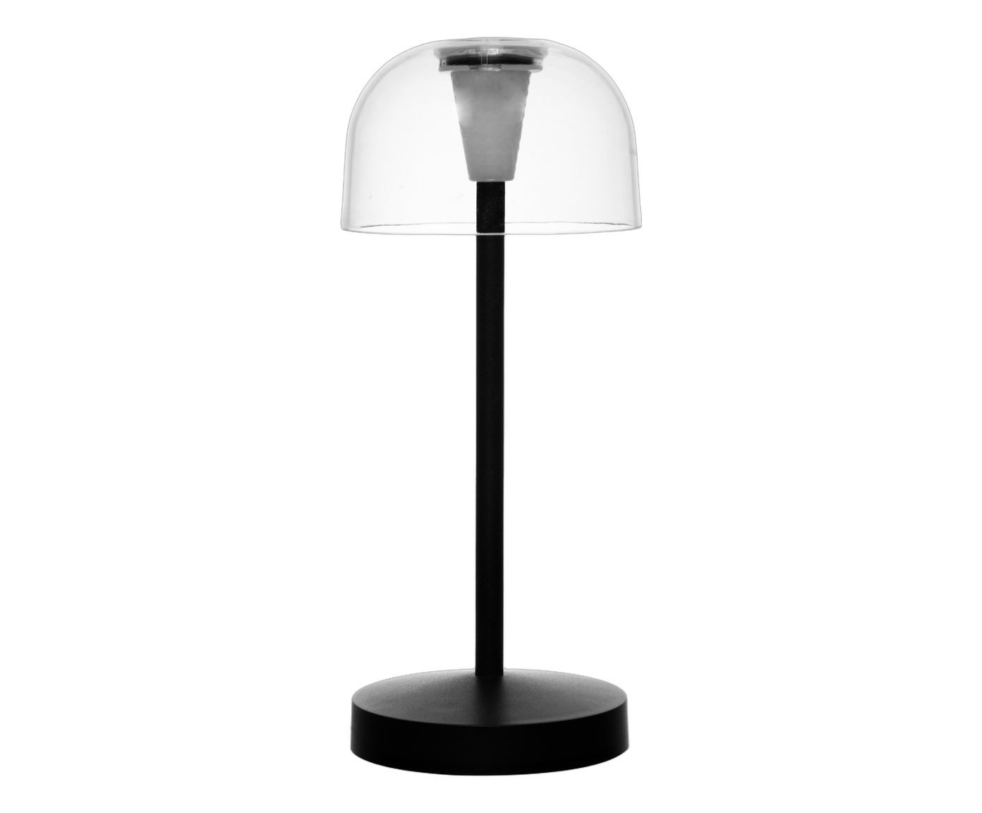 Lumin&aacute;ria de Mesa Recarreg&aacute;vel em Led &Iacute;ris Preta Metal - image 0
